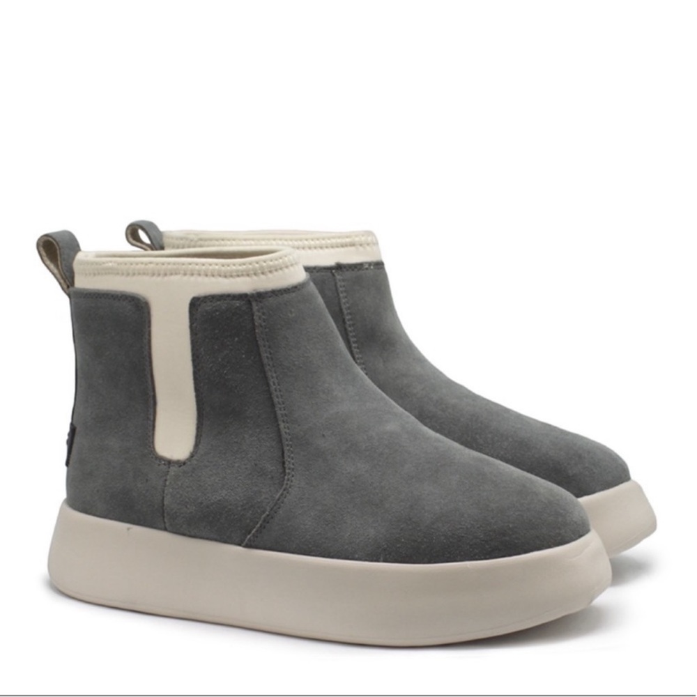NEW UGG CLASSIC BOOM BOOTIE CHARCOAL